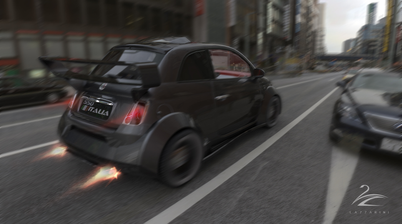 Illustration for article titled Crazy Italian Designers Want To Build That Fiat 500 With A Ferrari V8